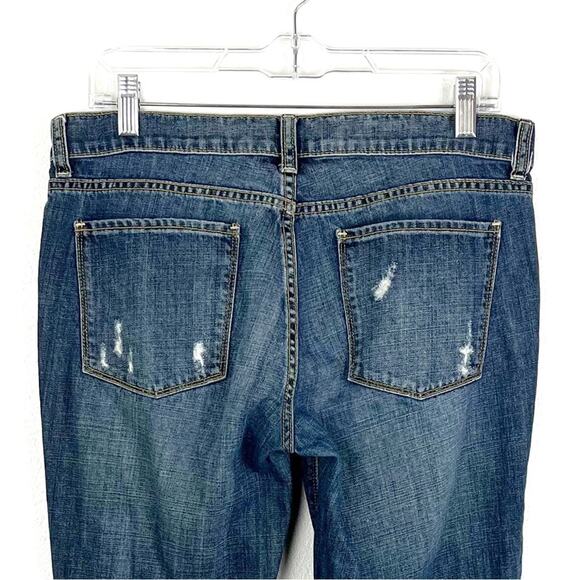 London Jean Distressed Straight Leg Jeans 8 - Picture 4 of 8